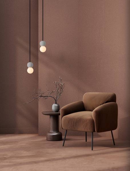 Hanglamp Zero type A aluminium/opaalglas - grijs