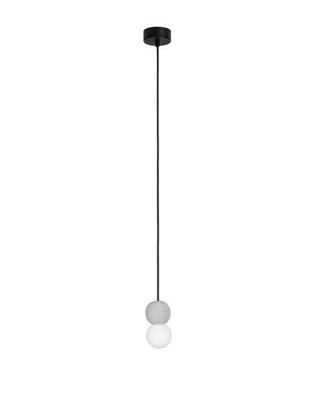 Hanglamp Zero type A aluminium/opaalglas - grijs
