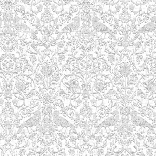 Papier peint intissé 47608 Nature Intissé - Blanc / Gris