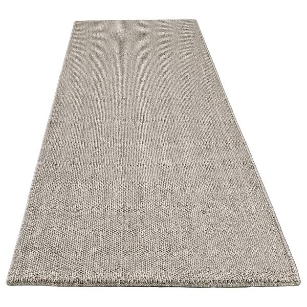 Laagpolig vloerkleed Loom 4300 mengweefsel - bruin - 80 x 150 cm