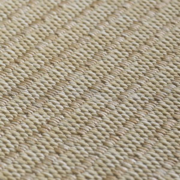 Buitenkleed Giza 1410 rond polypropeen/polyester - beige - Diameter: 200 cm
