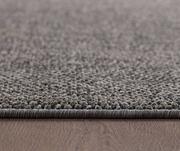 Kurzflorteppich Loom 4300 Mischgewebe - Grau - 280 x 370 cm