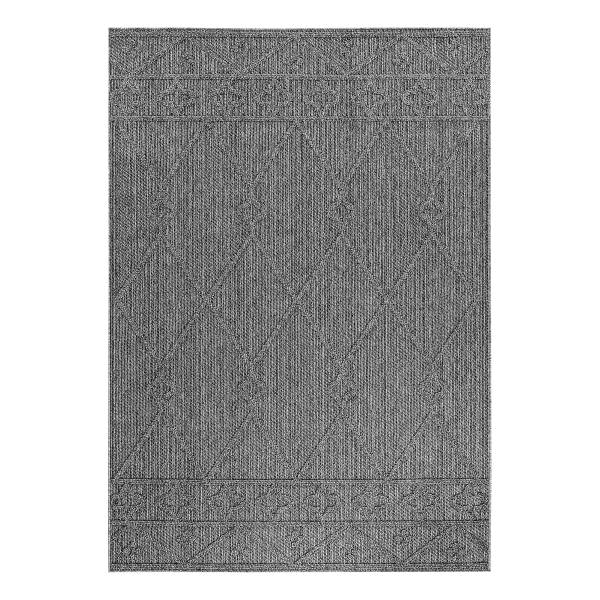 Outdoorteppich Patara 4955 Mischgewebe - Grau - 160 x 230 cm