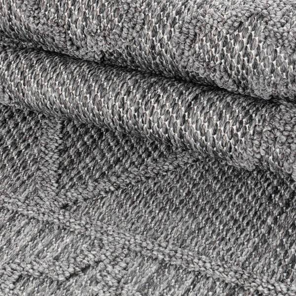 Outdoorteppich Patara 4955 Mischgewebe - Grau - 160 x 230 cm