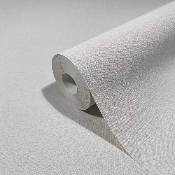 Fotomurale 35659 Uni Tessuto non tessuto - Grigio / Bianco