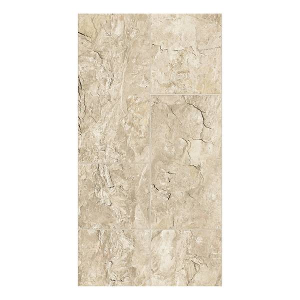 Fotomurale 45766 Effetto maiolica Tessuto non tessuto - Beige