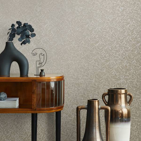 Vliesbehang 52505 Bladeren vlies - beige