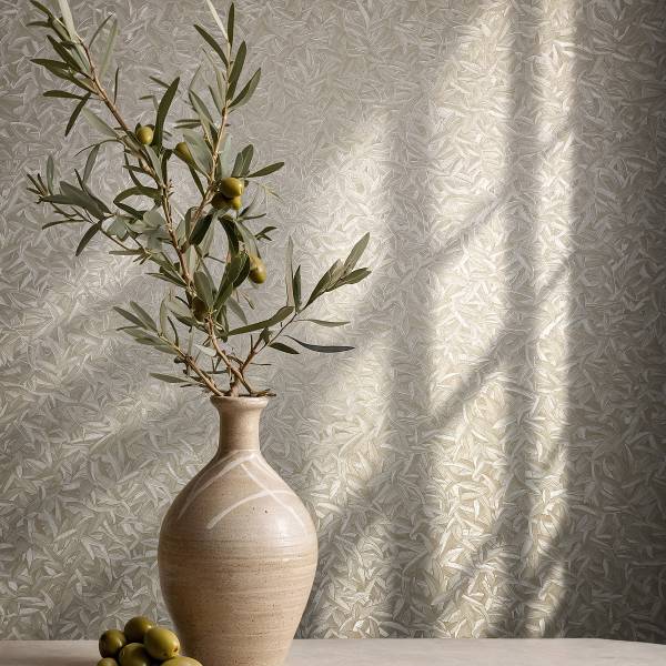 Vliesbehang 52505 Bladeren vlies - beige