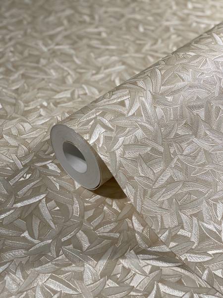 Vliesbehang 52505 Bladeren vlies - beige