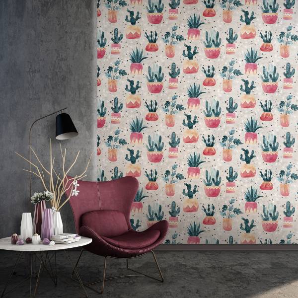 Papier peint intissé 81652 Floral Intissé - Multicolore