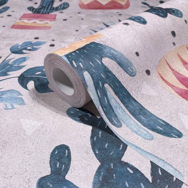 Papier peint intissé 81652 Floral Intissé - Multicolore
