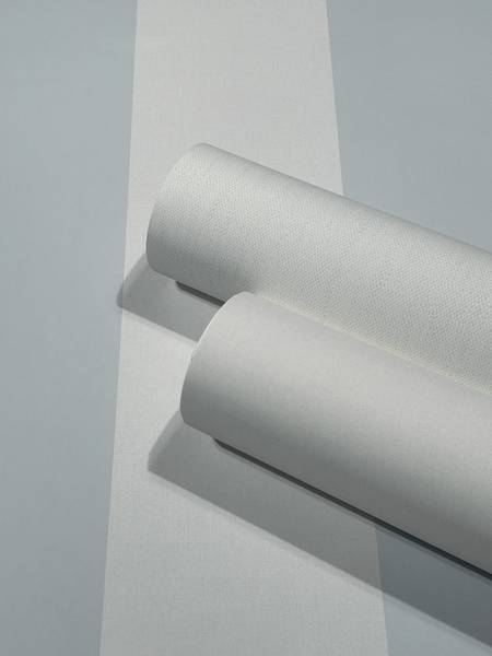 Fotomurale 47611 Melange Tessuto non tessuto - Bianco / Grigio