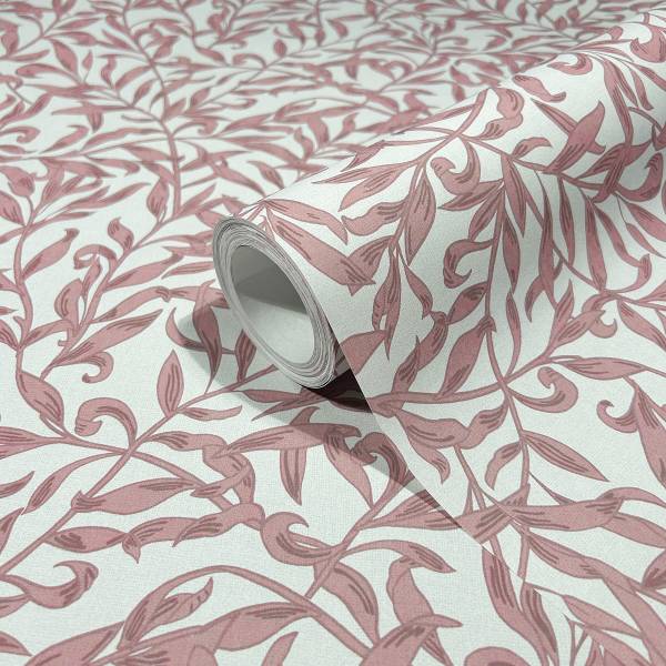 Vliestapete 47638 Floral Vlies - Rot / Grau
