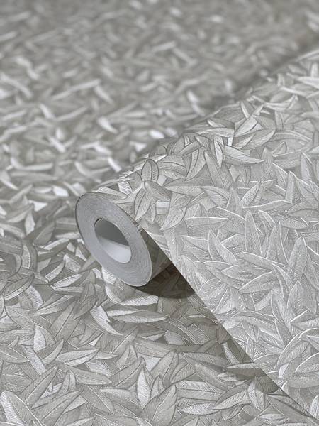 Vliestapete 54844 Blätter Vlies - Pearl
