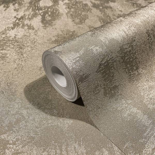 Vliestapete 35680 Metalloptik Vlies - Platin