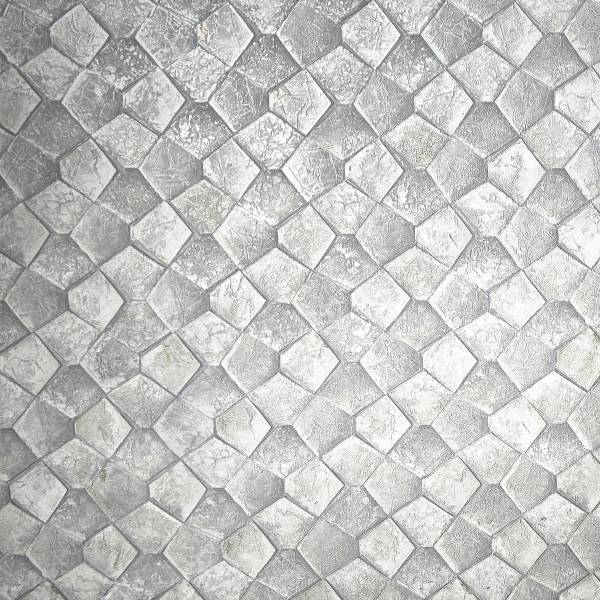 Fotomurale 86528 Paillettes Tessuto non tessuto - Grigio / oro