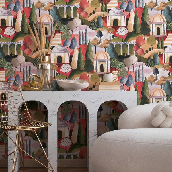 Vliesbehang 81662 Landschap vlies - meerdere kleuren