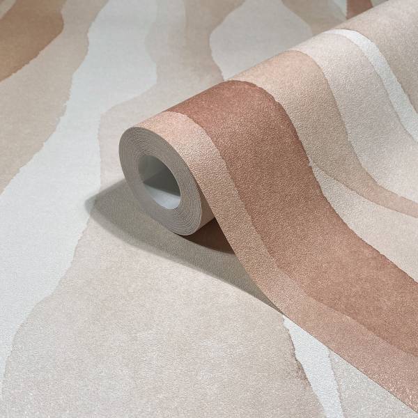 Fotomurale 81632 A strisce Tessuto non tessuto - Beige