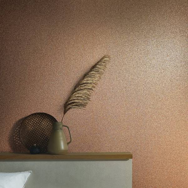 Vliesbehang 86556 Uni vlies - bruin