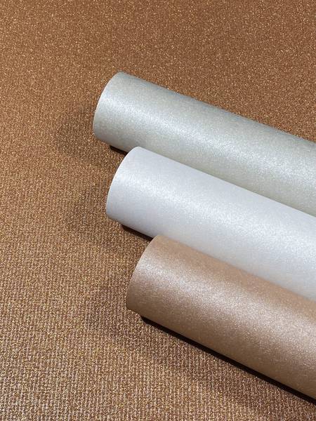 Vliesbehang 86556 Uni vlies - bruin