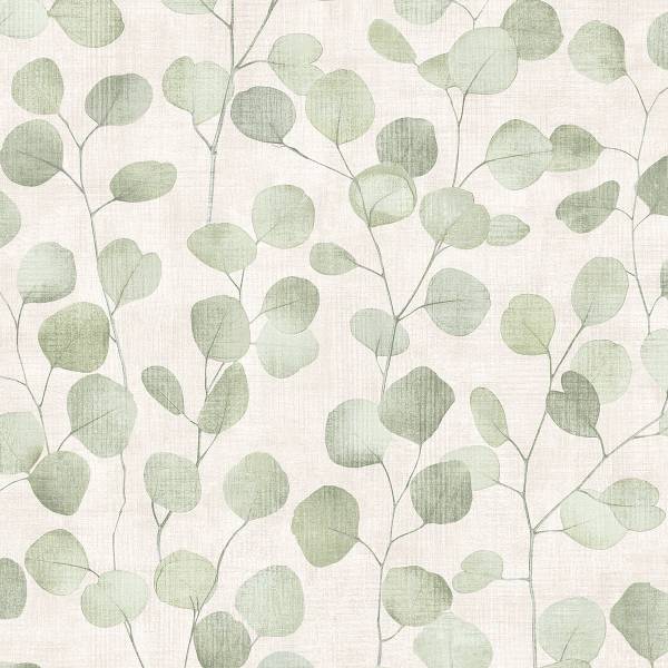 Vliestapete 81642 Blätter Vlies - Grün