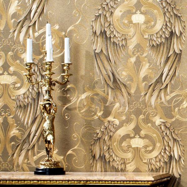 Vliestapete 52540 Ornamental Vlies - Gold