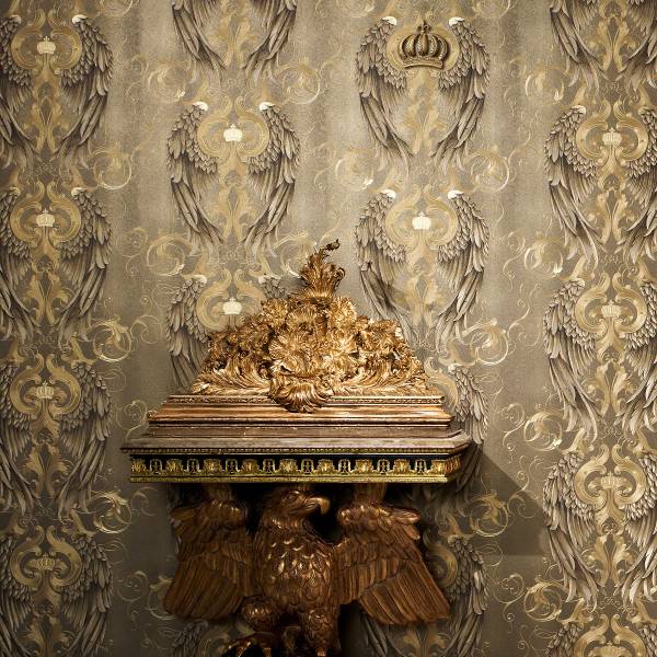 Vliestapete 52540 Ornamental Vlies - Gold