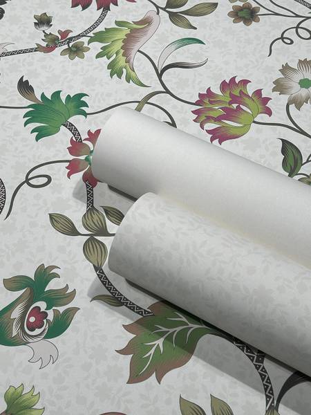 Fotomurale 47643 floreale Tessuto non tessuto - Beige