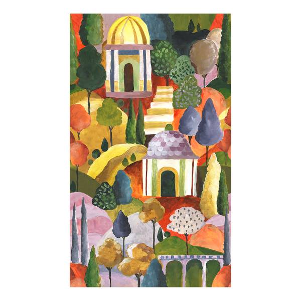 Vliestapete 81664 Landschaft Vlies - Mehrfarbig