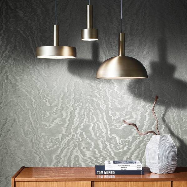 Vliesbehang 86542 Metaallook vlies - zilverkleurig