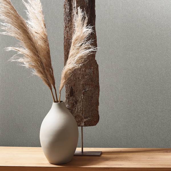 Vliesbehang 86570 Metaallook vlies - grijs/beige