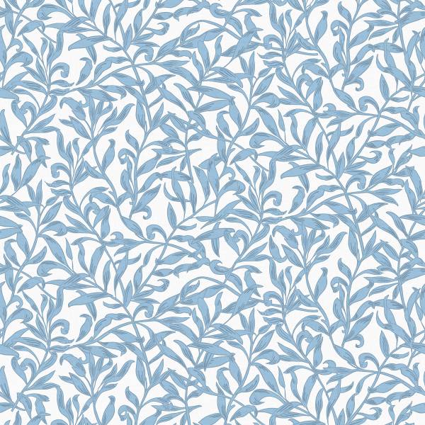 Vliesbehang 47642 Floral vlies - blauw/grijs