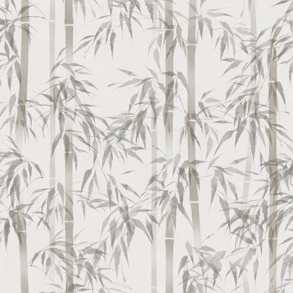 Fotomurale 81671 Bambù Tessuto non tessuto - Grigio