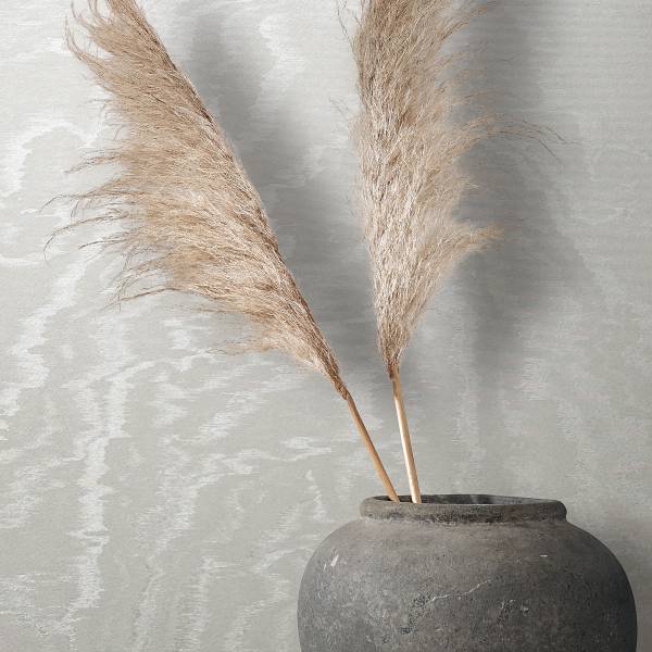 Fotomurale 86540 Effetto metallo Tessuto non tessuto - Bianco