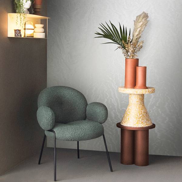 Fotomurale 86540 Effetto metallo Tessuto non tessuto - Bianco