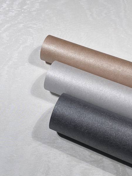 Fotomurale 86540 Effetto metallo Tessuto non tessuto - Bianco