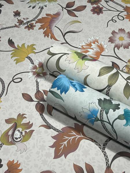 Vliestapete 47646 Floral Vlies - Mehrfarbig