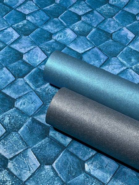 Fotomurale 86531 Paillettes Tessuto non tessuto - Blu