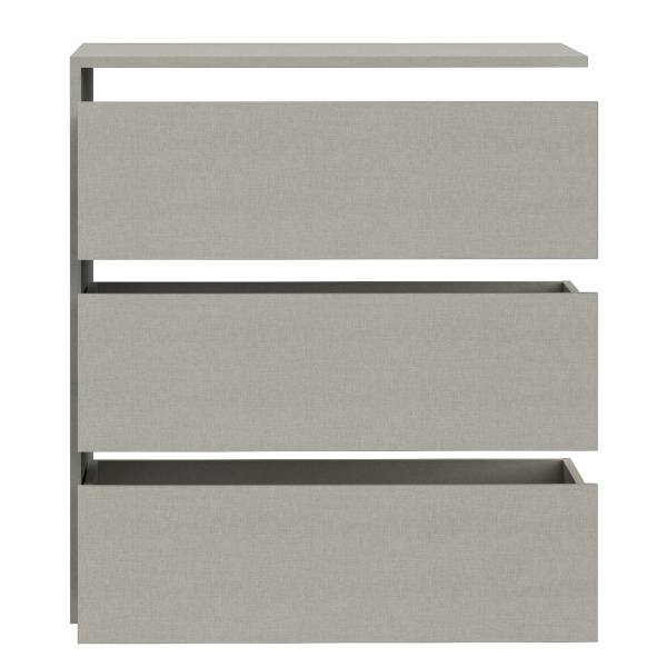 Cassettiera Tiflay grigio - Larghezza: 72 cm