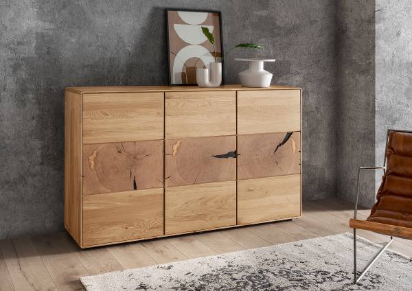Houten dressoir Mieva wild eikenhout