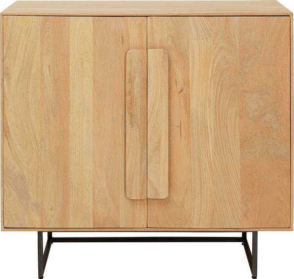 Massive Kommode Mulino mit Türen Mango Hell