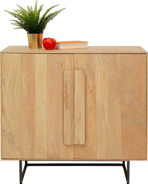 Massive Kommode Mulino mit Türen Mango Hell