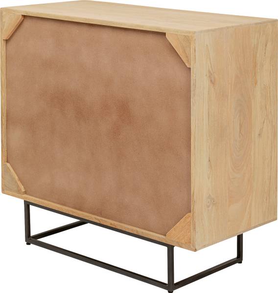 Massive Kommode Mulino mit Türen Mango Hell