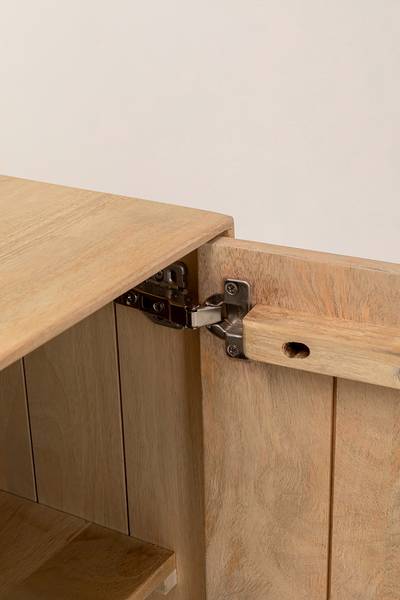 Massive Kommode Mulino mit Türen Mango Hell