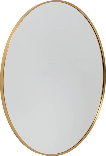 Miroir mural Simply - rond Métal - Laiton