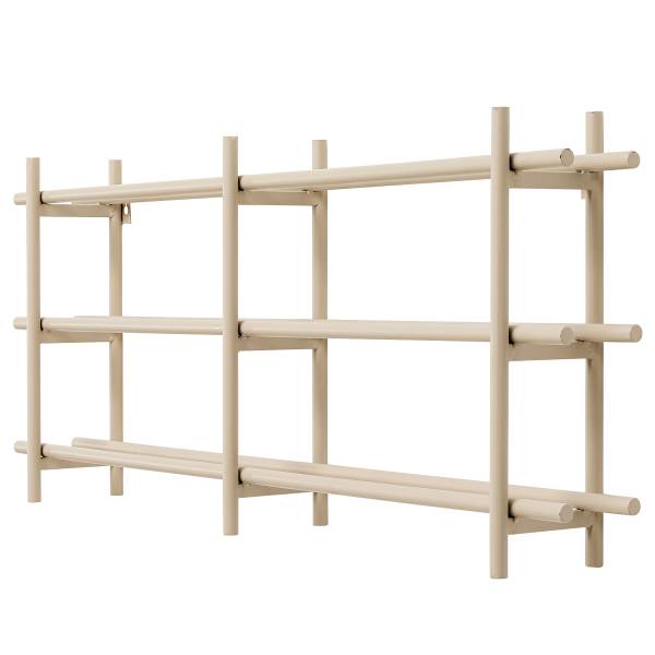 Cantinetta da parete Cape Town metallo, - Beige - 80 x 34 cm