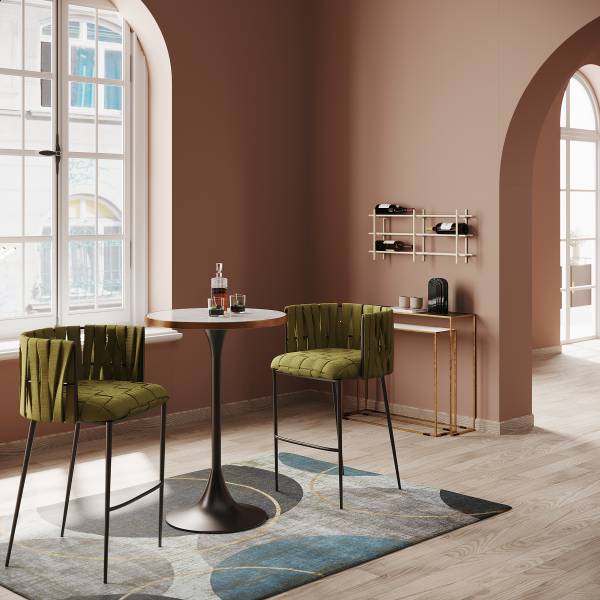 Cantinetta da parete Cape Town metallo, - Beige - 80 x 34 cm