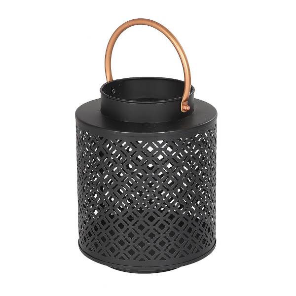 Laterne Tomat Eisen - Schwarz / Kupfer