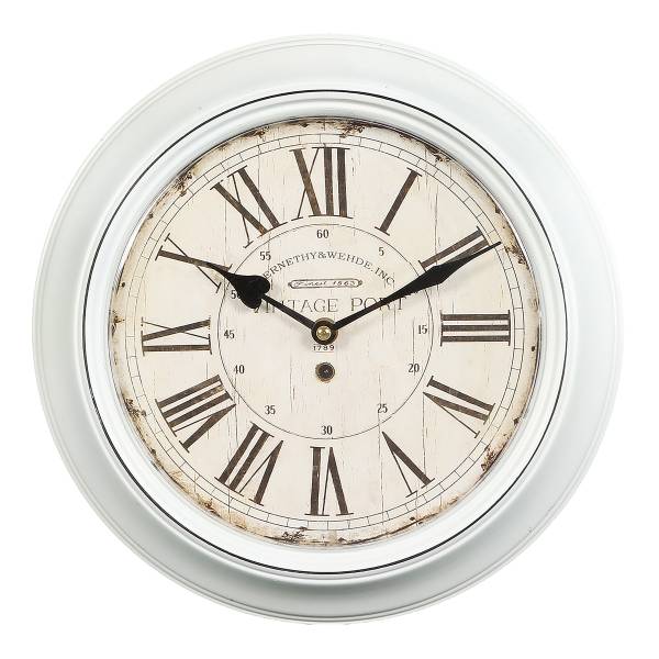 Orologio da parete Ocili Lamina di acciaio - Bianco