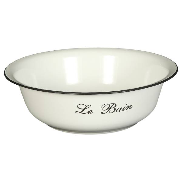 Waschschüssel Le Bain Emaille - Creme